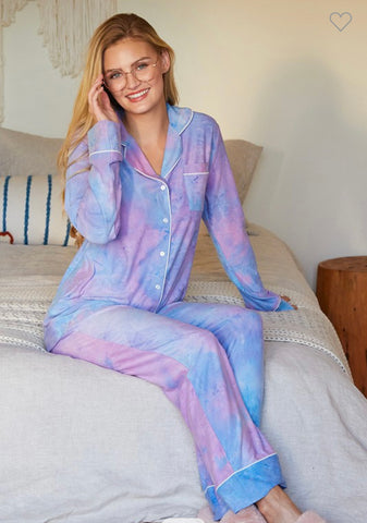 Tie Dye Pajama Set