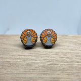 Earrings - Wood Fall/Halloween Studs