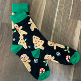 Mens and Womens Christmas Crew Socks