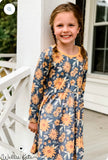 Kids Sunflower Twirl Dress