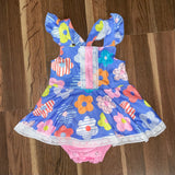 Kids Infant Pink and Blue Dress