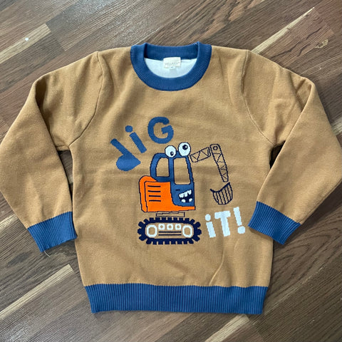 Kids “Dig It” Sweater