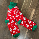 Mens and Womens Christmas Crew Socks