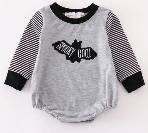 Kids Infant Gray “Spooky Cool” Onesie