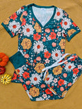 Boho Floral Pajama Set