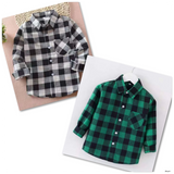 Kids Buffalo Check Button Downs