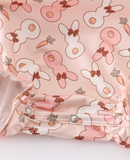 Kids Infant Pink Easter Bunny Print Bubble