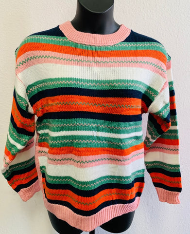 Women’s Holiday Striped Sweater