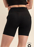 Biker Shorts with Side Pockets
