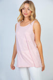 Pink Sleeveless Top