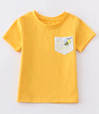 Kids Yellow “Bee Happy” Tee