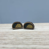 Earrings - Wood Food Themed Studs