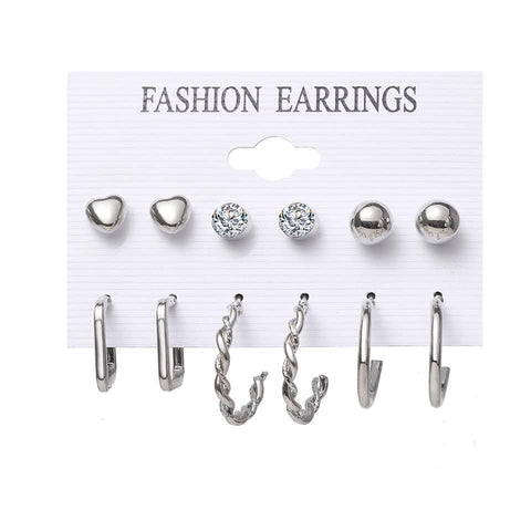 Earrings - Set of 6 pair