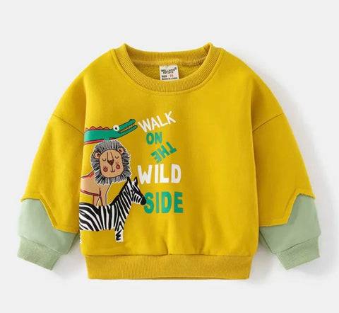 Kids “Walk On The Wild Side” Sweatshirt