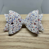 Bow Clips - Glitter - 3.25 inch