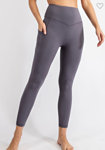 Full Length V Waist Pocket Leggings