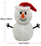 Reversible Santa/Snowman Plush