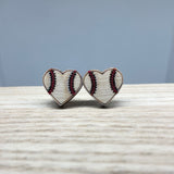 Earrings - Wood Studs