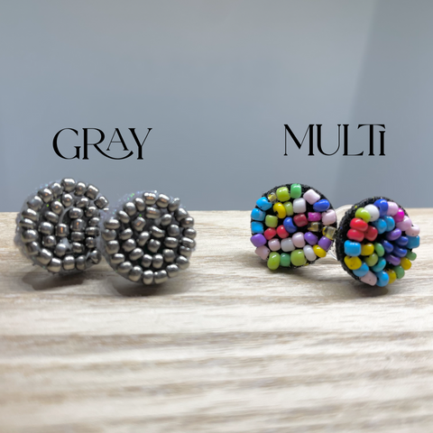 Earrings - Beaded Studs