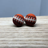 Earrings - Fabric Button Studs - multiple options