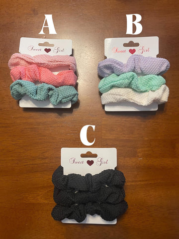 3pc Scrunchie Set