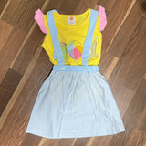 Kids Beach Appliqué Dress