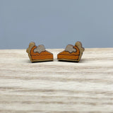 Earrings - Wood Fall/Halloween Studs