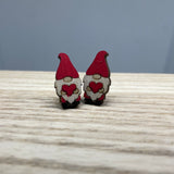 Earrings - Wood Valentines