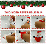 Reversible Santa/Snowman Plush