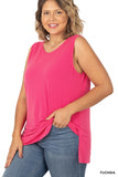 Solid Sleeveless Top - 2 colors