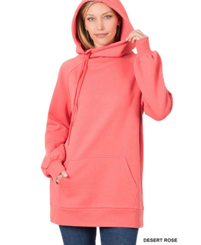 Desert Rose Hoodie with Side Tie (Large)