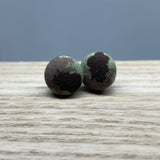 Earrings - Fabric Button Studs - multiple options