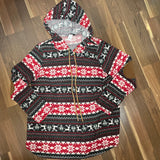 Holiday Print Hooded Tunic