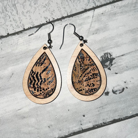 Earrings - Cork Drop - multiple options