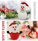 Reversible Santa/Snowman Plush