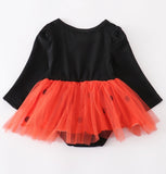 Kids Infant Halloween Pumpkin Tutu Romper