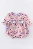 Kids Infant Purple Floral Romper