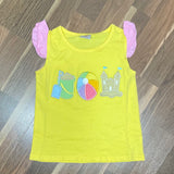 Kids Beach Appliqué Dress