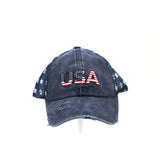 Distressed USA Star Hat