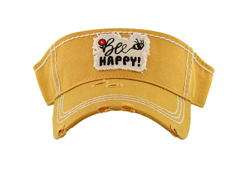 Visor Hat - Bee Happy