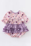 Kids Infant Purple Floral Romper